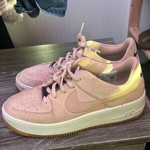 Nike Women's Blush Pink Air Sneakers